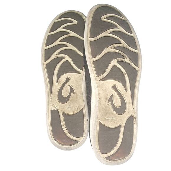 Olukai Alapa Li Black Mesh Stretch Laced Slip-On Athletic Sneakers 9.5 main image 4